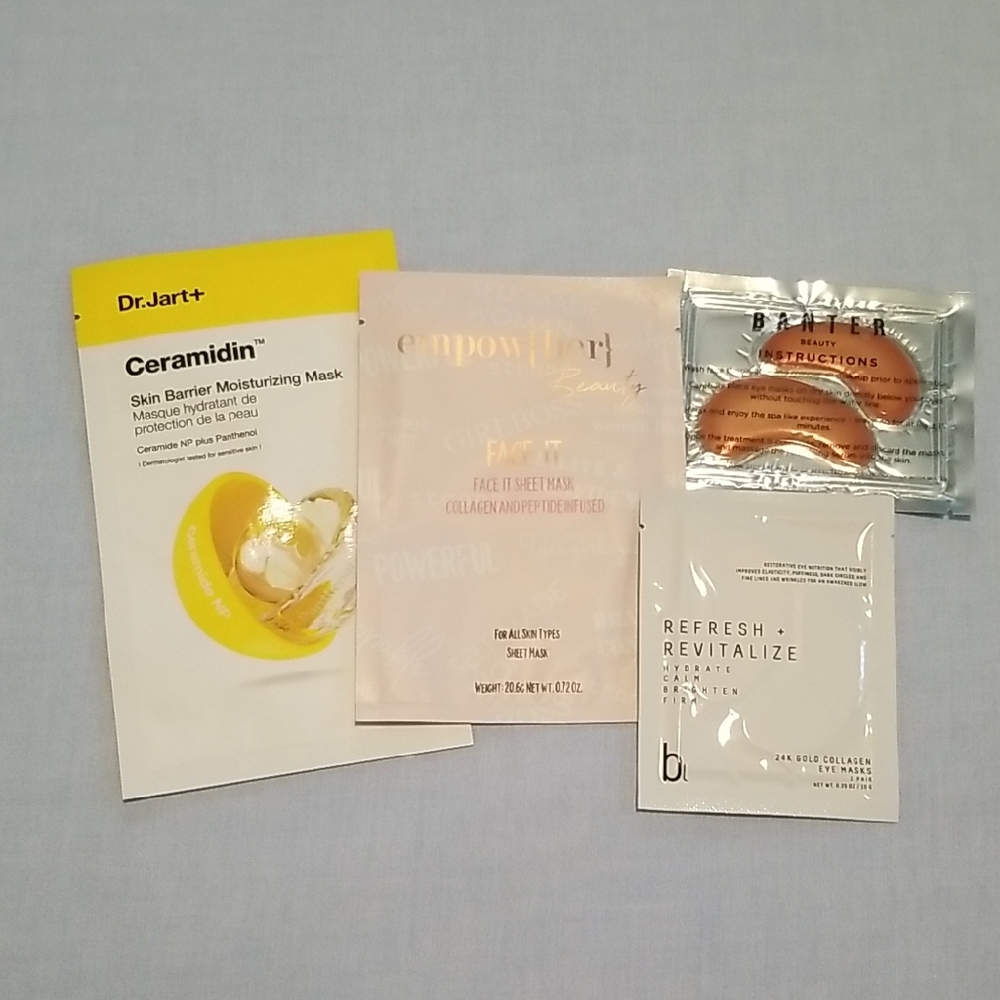 Sheet Mask And Eye Mask Bundle